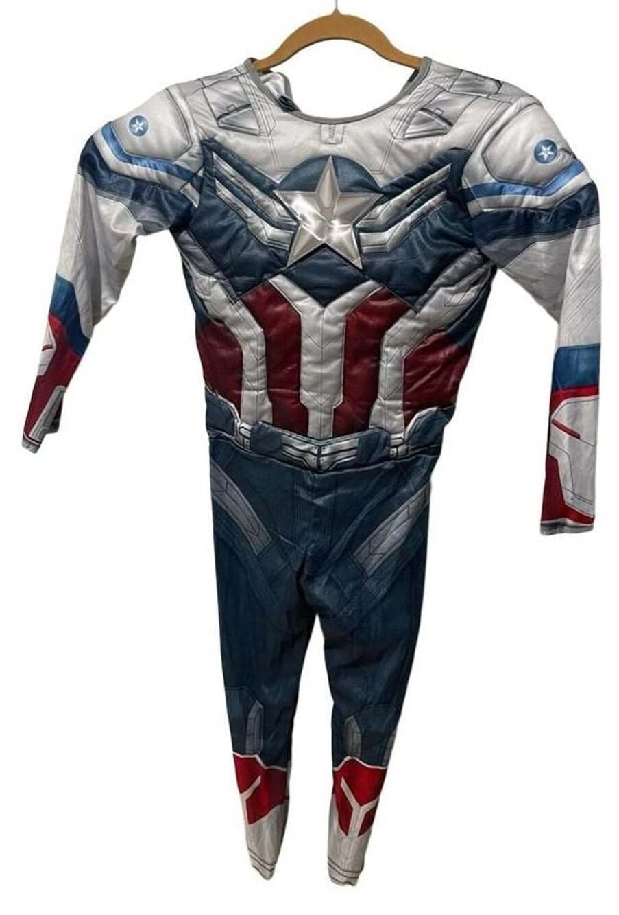 Marvel Captain America Sam Wilson Kids Jumpsuit Costume
